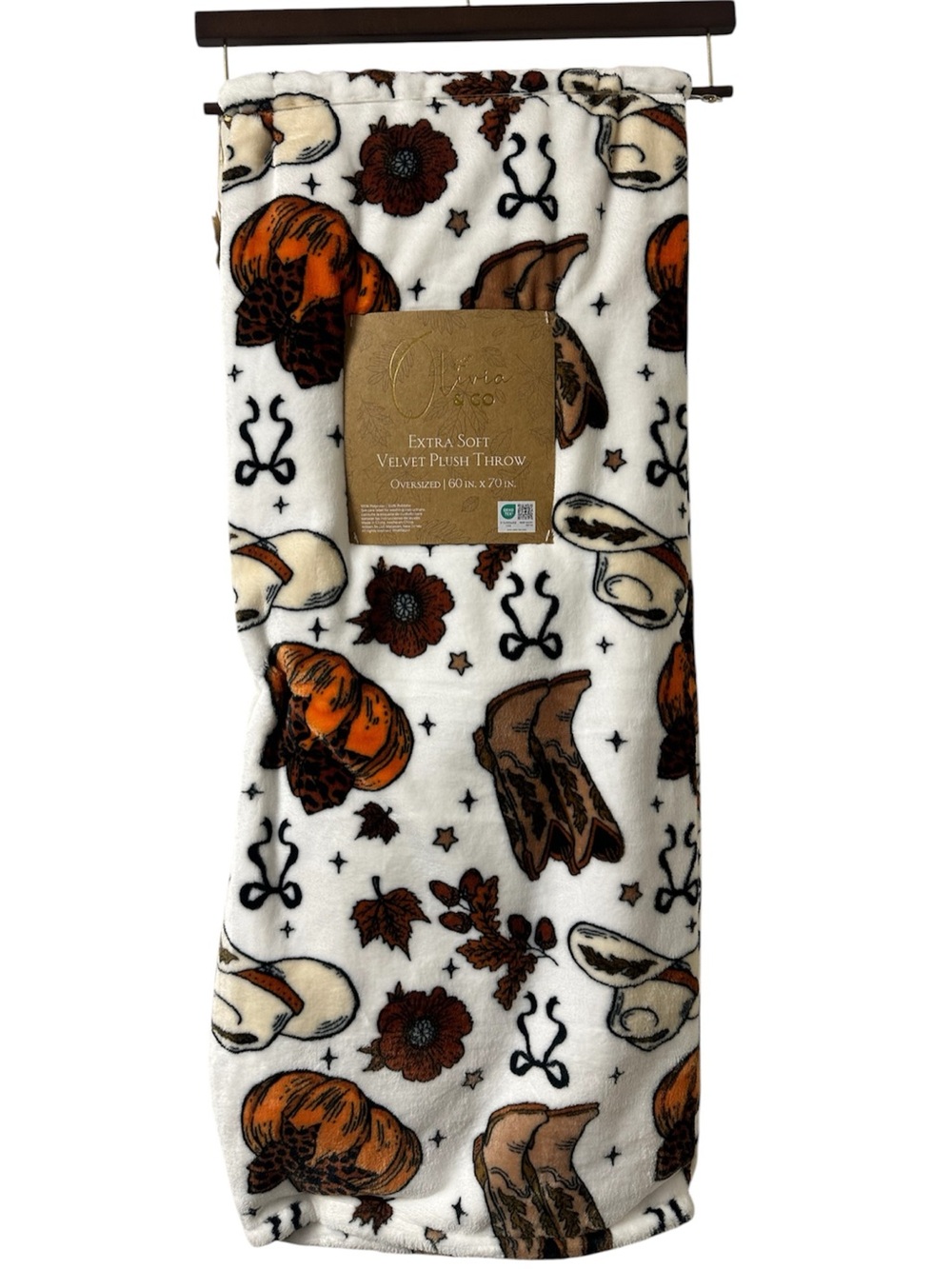 Viral cheetah cowgirl fall blanket